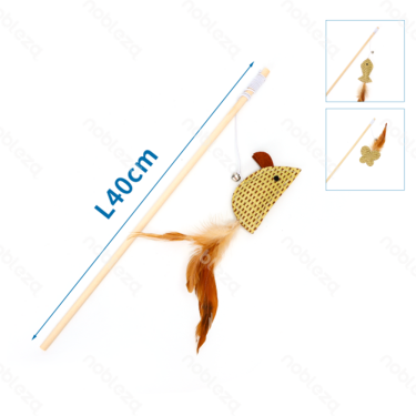 Nobleza Παιχνίδι Γάτας Ραβδί με Σχέδια