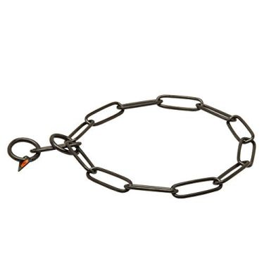Sprenger Stainless Steel Black Collar 51506 Long Links