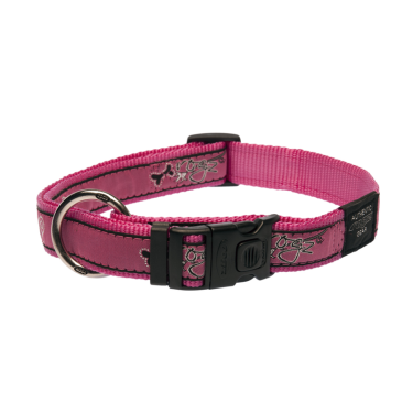 Rogz Περιλαίμιο Σκύλου Fancy Pink Bone