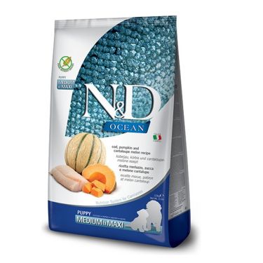 N&D Ocean Cod, Pumkin & Cantaloupe Melon Puppy Medium/Maxi