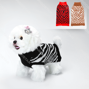 Nobleza Dog Πουλόβερ Πλεκτό ζιβάγκο Zebra