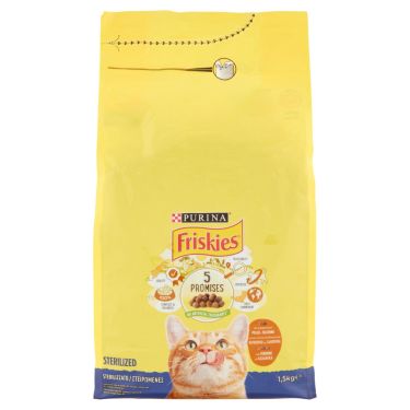 Friskies με Γαλοπούλα και Λαχανικά για Στειρωμένες Γάτες