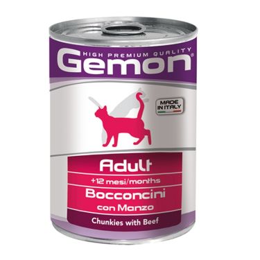 Gemon Adult Cat Μπουκίτσες με Μοσχάρι