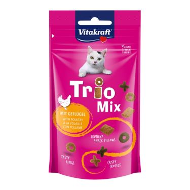 Vitakraft Cat Trio Mix Λιχουδιά Με Ποικιλία Κροκετών 60gr