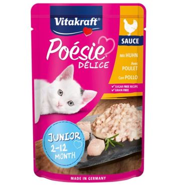 Vitacraft Poesie DeliSause Junior Φακελάκι 85gr