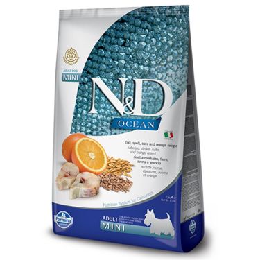 N&D Ocean Low Grain Codfish & Orange Adult Mini