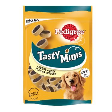 Pedigree Tasty Minis Cheesy Bites με Τυρί & Μοσχάρι