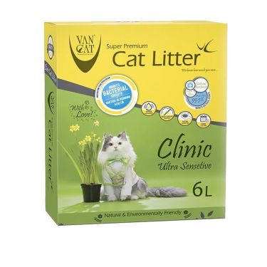 Van Cat Box Clinic Ultra Sensitive Clumping Antibacterial