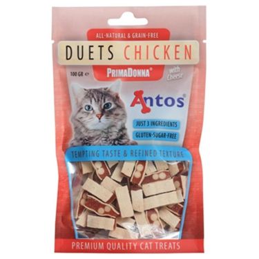 Antos Prima Donna Duet's Κοτόπουλο & Τυρί 100gr
