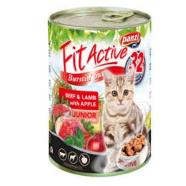 FitActive Premium Κονσέρβα Γάτας Junior Beef-Lamb