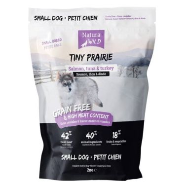 Natura Wild Small Breed Grain Free "Tiny Prairie" με Σολομό ,Τόνο & Γαλοπούλα