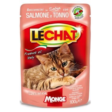 Lechat Pouches Adult Cat Σολωμός & Τόνος