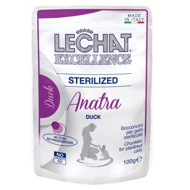Lechat Pouches Sterilised Cat Πάπια