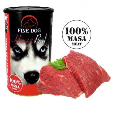 Fine Dog Κονσέρβα Μοσχάρι 100% Κρέας