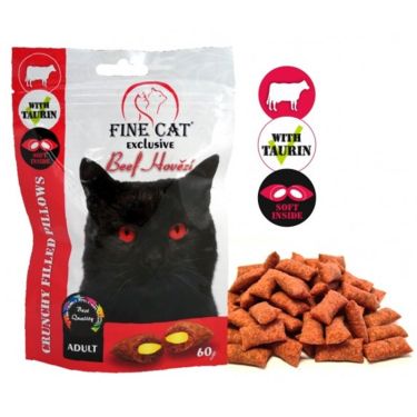Fine Cat Exclusive Γεμιστές Λιχουδιές με Μοσχάρι