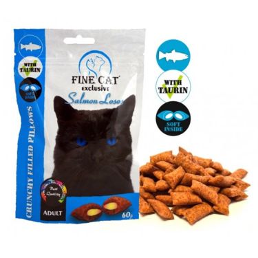 Fine Cat Exclusive Γεμιστές Λιχουδιές με Σολομό 