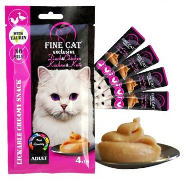 Fine Cat Exclusive Creamy Snack Κοτόπουλο & Πάπια