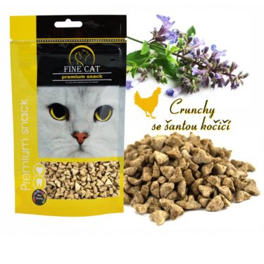 Fine Cat Crunchy with Catnip με Πουλερικά