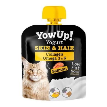 Yowup Cat Yogurt Pouch Skin & Hair Salmon