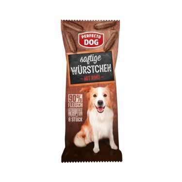 Perfecto Dog Ζουμερά Λουκάνικα με Μοσχάρι 8τμχ