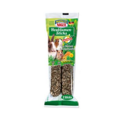 Perfecto Nager Hayflower Sticks με Ξηρούς Καρπούς & Πικραλίδα 2τμχ