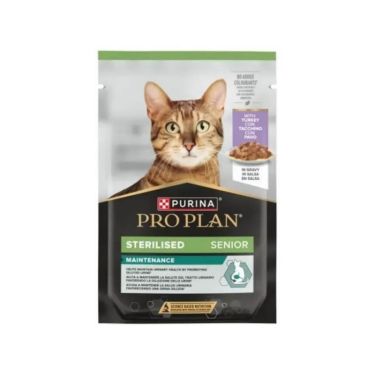 Proplan Senior Sterilised Cat Γαλοπούλα σε Σάλτσα