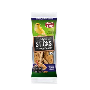 Perfecto Bird Sticks με Αλευροσκώληκα, Σουσάμι & Σαμπούκος 160g