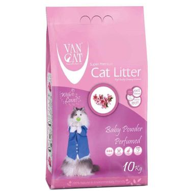 Van Cat Baby Powder Clumping