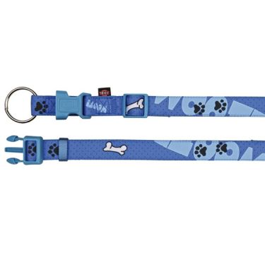 Trixie Modern Art Collar Woof Μπλε Χρώμα