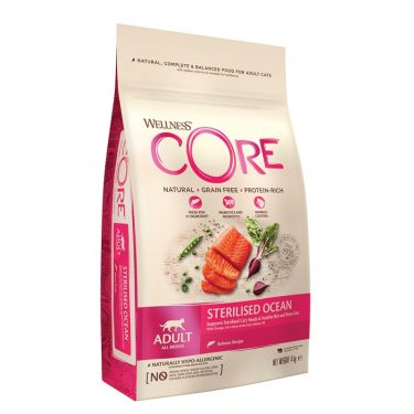 Wellness Core Cat Sterilized Σολομός