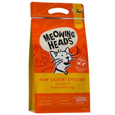 Meowing Heads Paw Lickin’ Chicken
