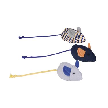 Nobby Fabric mice w/catnip 3 τμχ