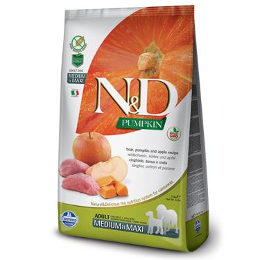 N&D Grain Free Pumpkin Boar & Apple Adult Medium/Maxi
