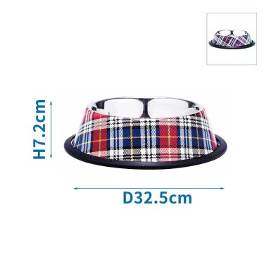Nobleza Ανοξείδωτο Μπολ "Tiffany" με Αντιολισθητική Βάση