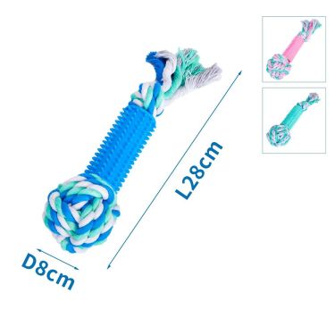 Nobleza Cotton Rope/Ball with TPR Latex handle