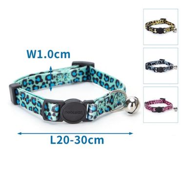 Nobleza Cat Collar with Leopard Print