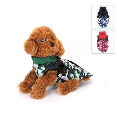 Nobleza Dog Jacket Camouflage Chest-in-one