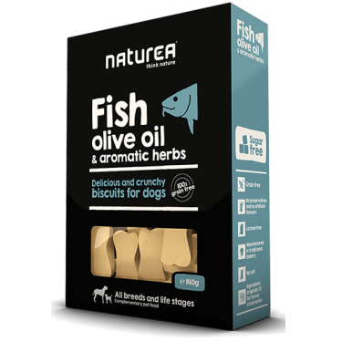 Naturea Μπισκότα με Ψάρι, Ελαιόλαδο & Αρωματικά Βότανα