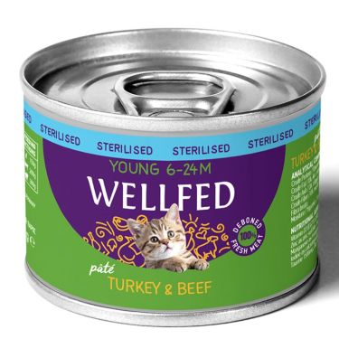 Wellfed Young Sterilised Turkey & Beef