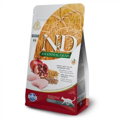 N&D Ancestral Low Grain Chicken & Pomegranate Adult Cat 