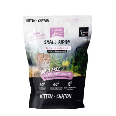 Natura Wild Grain Free "Small Ridge Kitten" με Κοτόπουλο