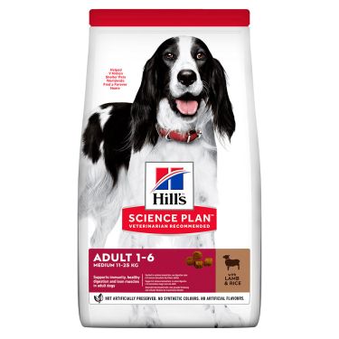 Hill's Science Plan Adult Medium με Αρνί & Ρύζι