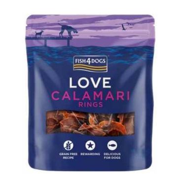 Fish4Dogs Love Calamari Rings 60gr
