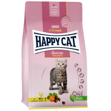 Happy Cat Junior Geflugel All in One Πουλερικά