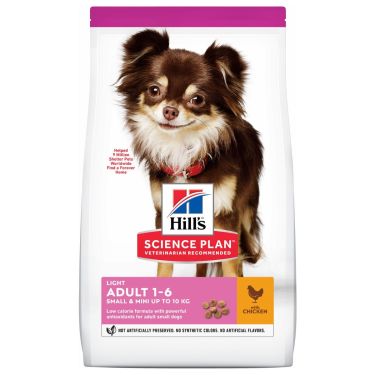 Hill's Science Plan Adult Light Small & Mini με κοτόπουλο