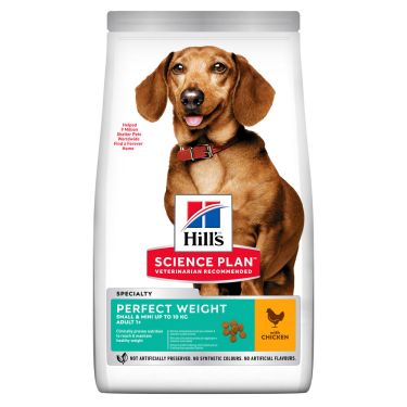 Hill's Science Plan Adult Perfect Weight Small & Mini με Κοτόπουλο
