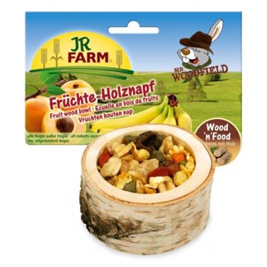 JR Farm Ξύλινο Μπωλ με Φρούτα