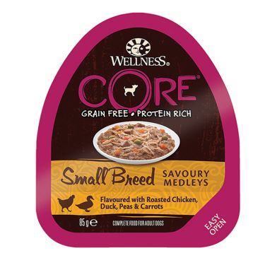 Wellness Core Κονσέρβα Σκύλου Small Breed Savory Medleys 85gr