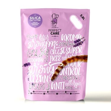 Perfect Care Cat Silica Litter με Άρωμα Λεβάντας