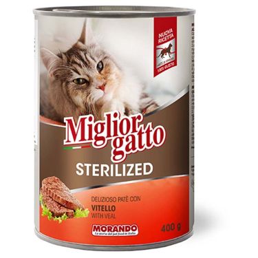 MigliorGatto Sterilized Πατέ Μοσχάρι